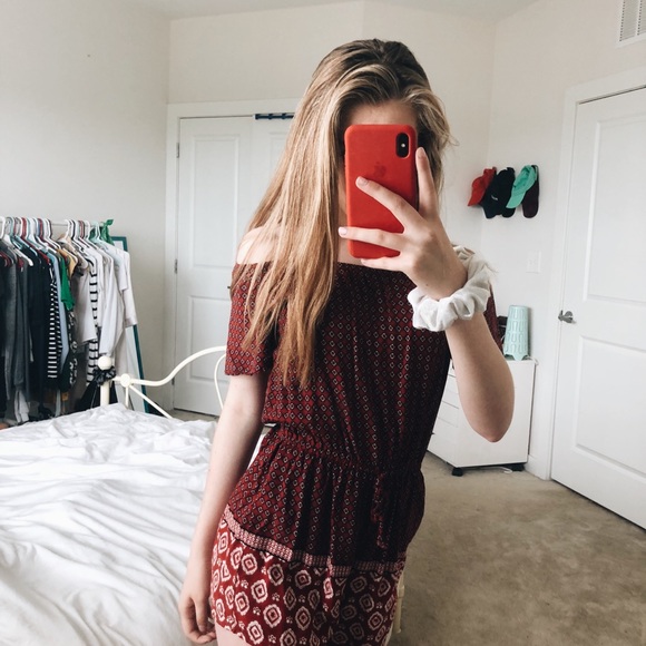 Abercrombie off the shoulder romper - Picture 2 of 3